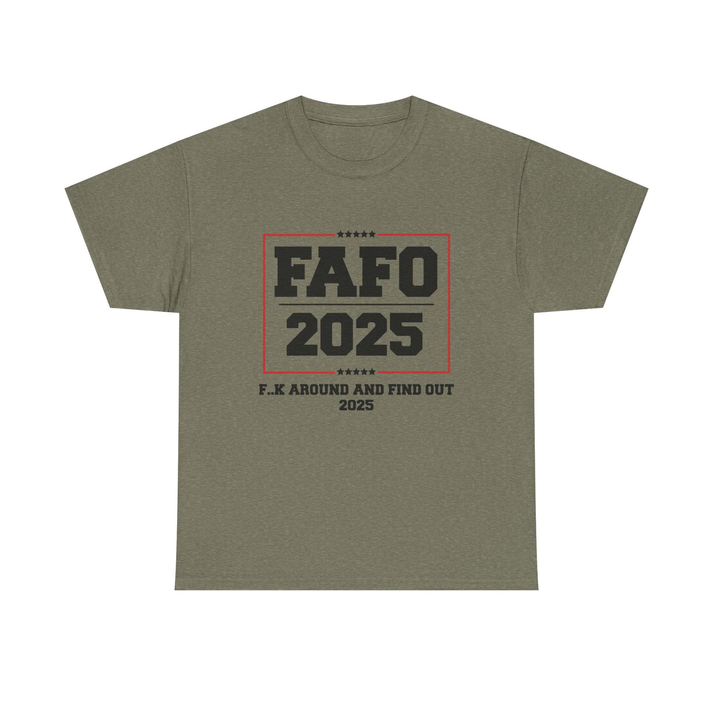 Presidential "FAFO 2025" Black Lettering Tee